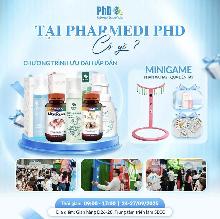 PhD Health Sciences tiếp tục khẳng định sứ mệnh bảo vệ sức khỏe người Việt tại Pharmedi 2025