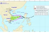 Tâm bão Goni có thể qua Bình Định - Phú Yên