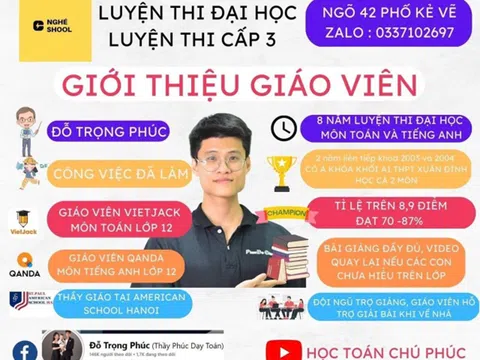 Thầy Đỗ Trọng Phúc – Tác giả gần 50 cuốn sách và hành trình gieo tri thức, nâng bước học sinh bứt phá điểm số tại Bắc Từ Liêm