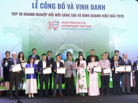 Vinh danh Top Doanh nghiệp ESG Việt Nam Xanh và Top Doanh nghiệp Đổi mới sáng tạo và Kinh doanh hiệu quả 2026