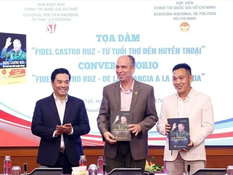 Sức sống của tư tưởng cách mạng trong sách Fidel Castro Ruz - Cuba trong trái tim nhân dân Việt Nam do nhà báo Vương Xuân Nguyên chấp bút