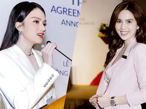 Ngọc Trinh mừng Hương Giang nhận chức CEO